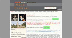 Desktop Screenshot of campdenmusicfestival.co.uk
